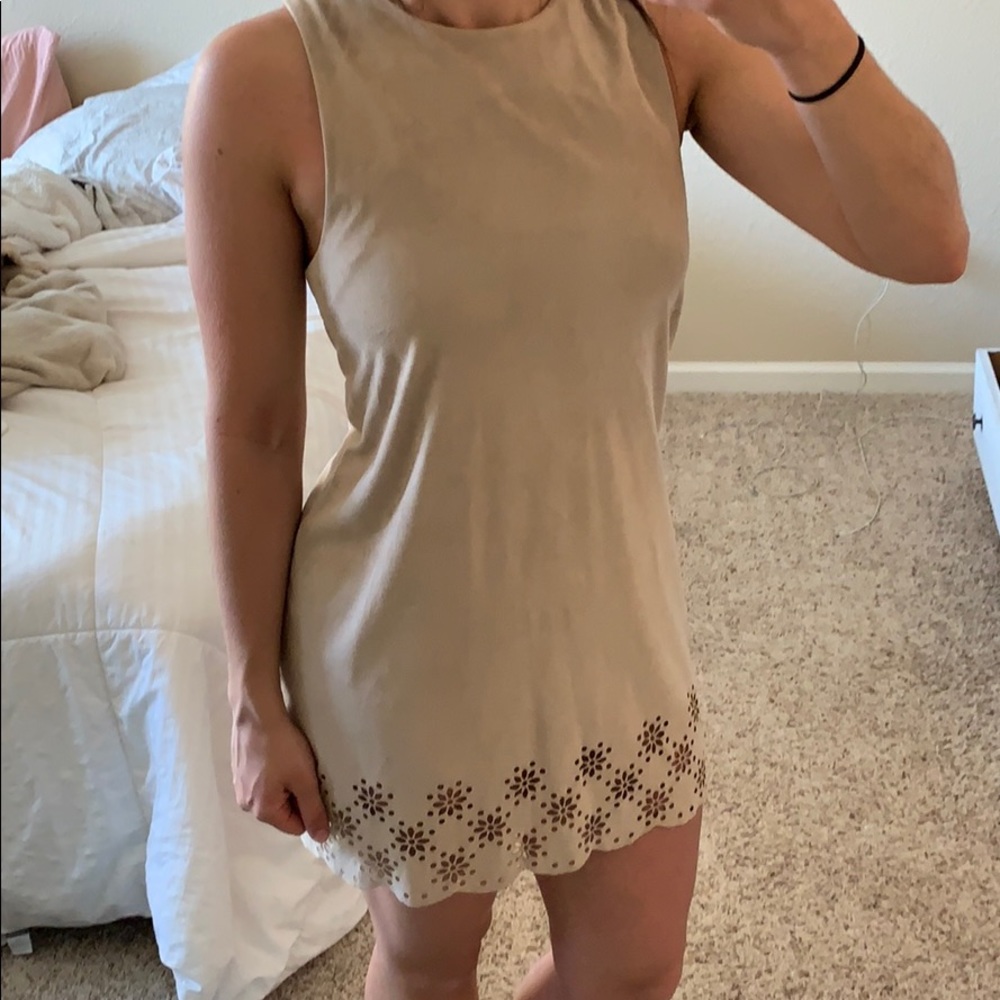 Tan dress